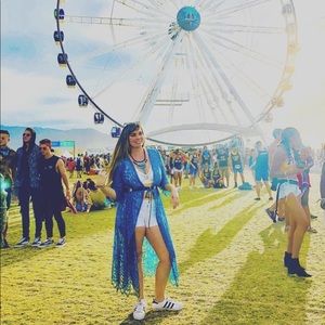 Teal duster